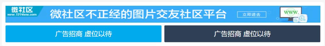 双列自适应广告代码可横幅可文字  第1张